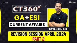 GA & ESI Current Affairs RBI NABARD SEBI Preparation | Current Affairs MCQs PDF | CT 360 by EduTap