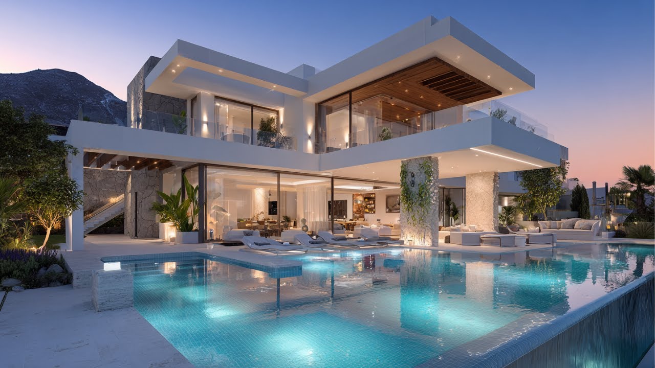 Jaw dropping Luxurious Modern Contemporary Mansion with Beautiful Interior and Exterior Designs.
