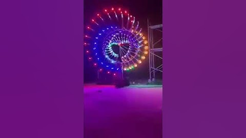 Cột Đèn Tạo Tương Tác cho Phố đi bộ - Di chuyển Xoay Theo Gió Kinetic Zalaa Linghting - 0971043999