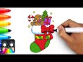 How to Draw a Christmas Stocking (Step by Step)