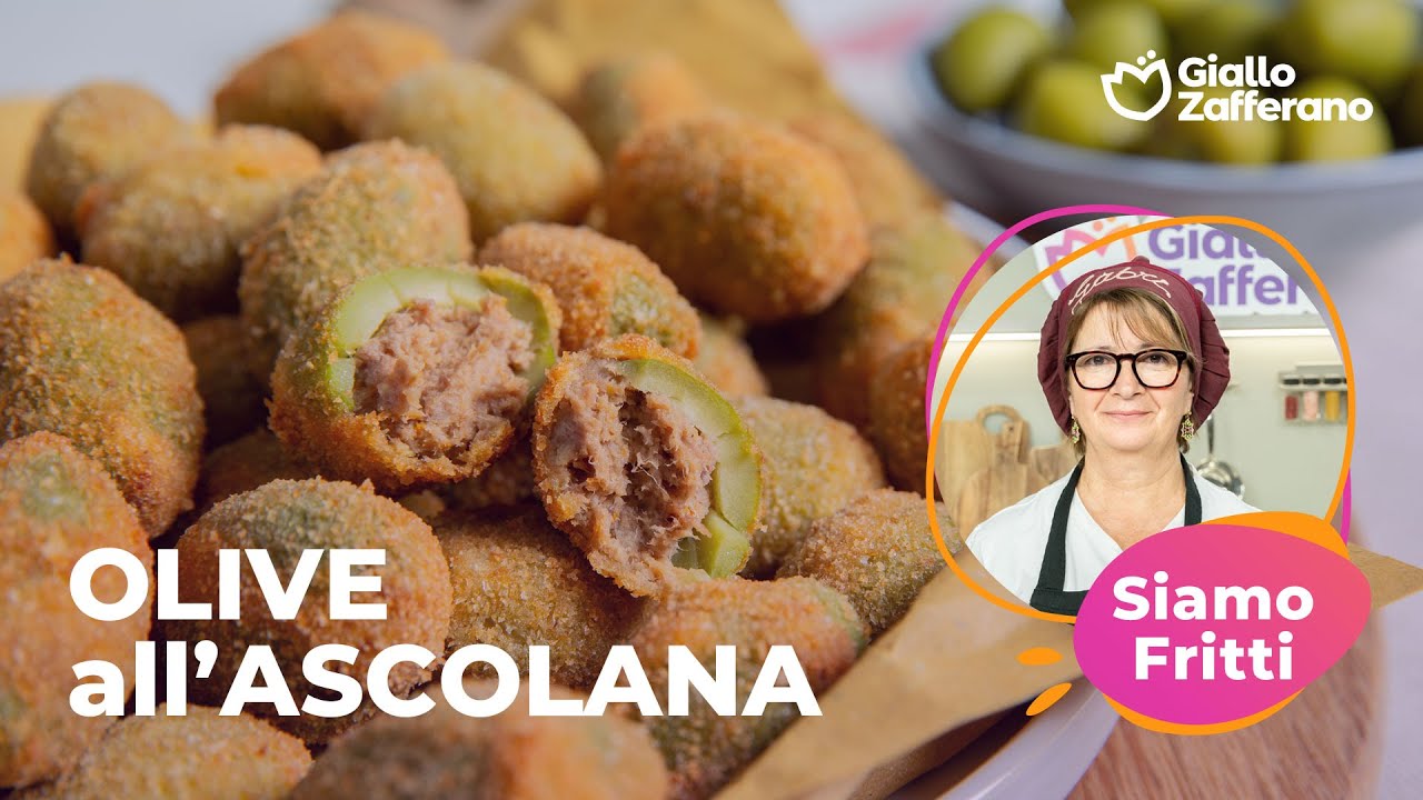 OLIVE all'ASCOLANA - la RICETTA ORIGINALE di GABRIELLA CALVARESI di SIAMO FRITTI😋💚