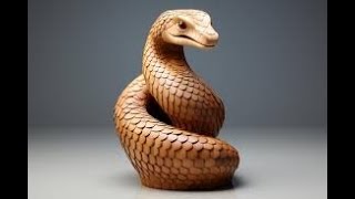 USE WASTE WOOD TO CREATE AN AMAZING SCULPTURE OF KING COBRA|WOOD R7| #woodworking #sculpture #wood