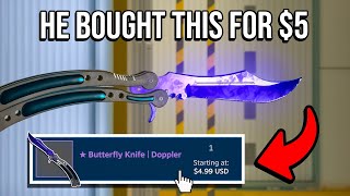 THIS KNIFE COST HIM $5!