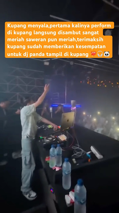 Dj panda utk pertama kali nya perform d kupang langsung banjir dukungan saweran#djpanda #dj -#music