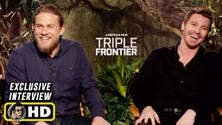 Garrett Hedlund and Charlie Hunnam Interview for Triple Frontier