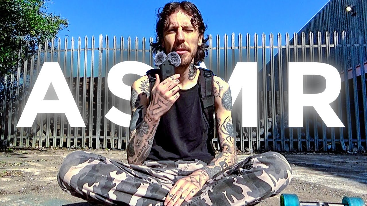 ASMR in an ⚠️ Abandoned Car Park ⚠️Random Outdoor Triggers for DEEP SLEEP & TINGLES (fall asleep)