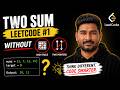 Two Sum LeetCode #1 – Solve WITHOUT HashMap &amp; Two Pointers 😳