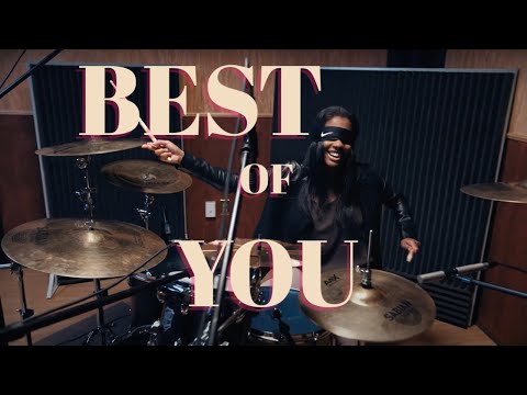 Kiana Gibson - Foo Fighters - Best of You (Blind-folded) Drum cover by KIKI