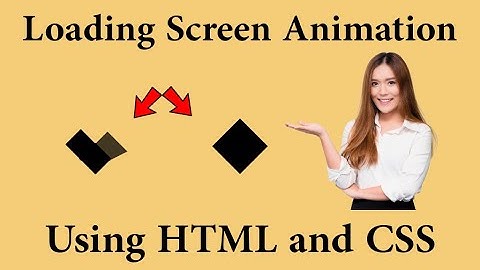 Loading screen Animation Using Only HTML & CSS