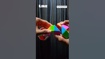 Snake cube se ye kya bana diya? 😱🤯 #cube #pattern #trending #shorts.