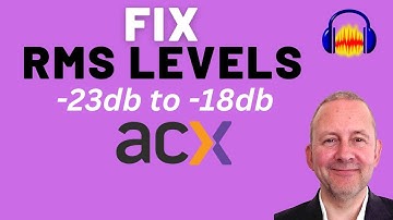 How to Change RMS for AUDIOBOOKS on ACX