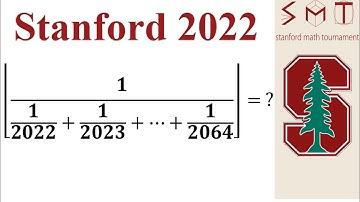 Stanford 2022 | SMT Math Tournament Q3 Algebra | Olympiad maths questions solutions problems answers