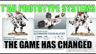 Warhammer 40k GAME CHANGING PROTOTYPE SYSTEMS.  T'au Relics rules drops look great! BEST CODEX YET