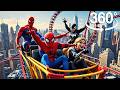 🎢 360° Venom  & SpiderMan  -  ROLLER COASTER \ best vr