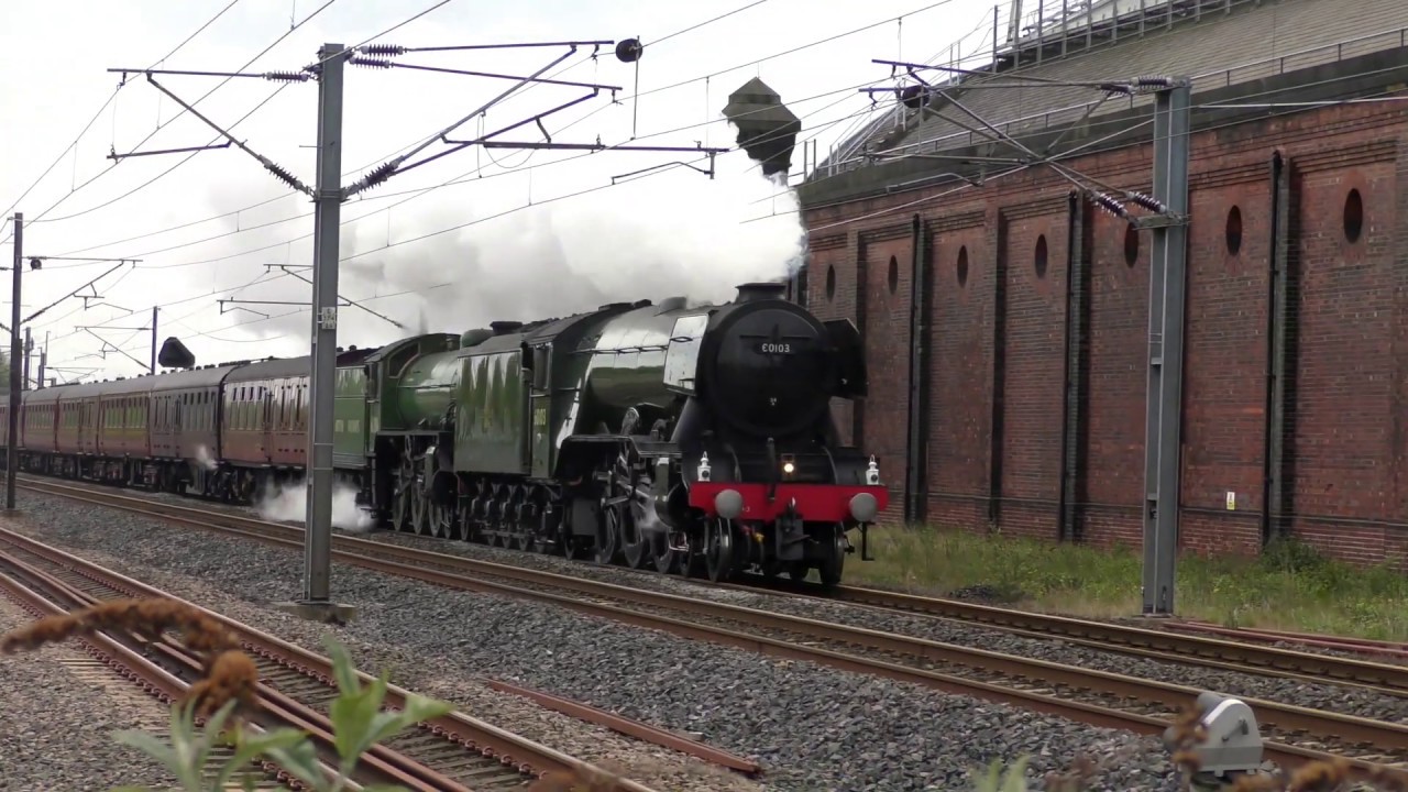 'Flying Scotsman' and 'Mayflower' Storm Darlington - 'The Highlands and Islands' - 09/05/2019 - YouTube