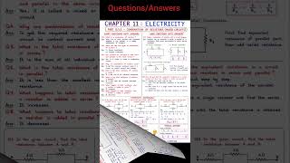 Electricity Top Most Important Questions Answers And Numerical | Class 10 Science New Session