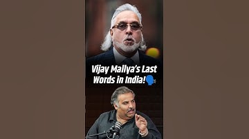 Vijay Mallya’s Last Soundbite in India Before Escape