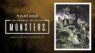 Universal Monsters Variant Set Art Print by Alex Ross Art  | Showcase