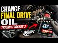 HOW TO CHANGE THE FINAL DRIVE OIL ON A TRIUMPH ROCKET 3