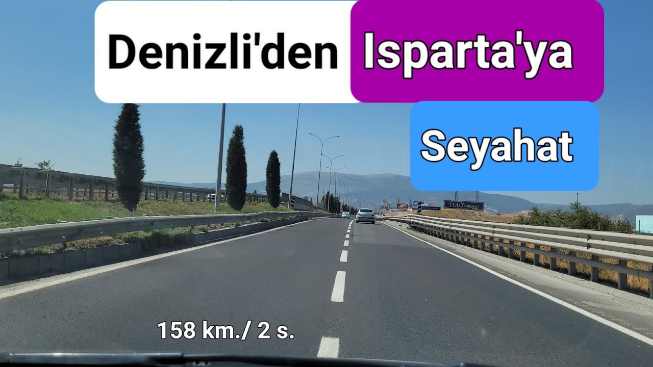 Denizli'den Honaz, Bozkurt, Çardak, Dazkırı, Dinar, Keçiborlu ve Isparta'ya Seyahat