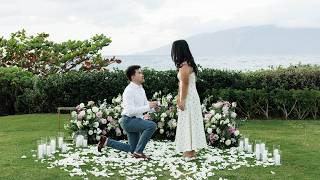 She said YES! Beautiful Proposal on Maui in Wailea with Proposal Planners