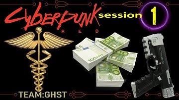 CYBERPUNK RED - session 1 - Mission: Choo Choo -  GM Rob Mulligan (TEAM:GHST)