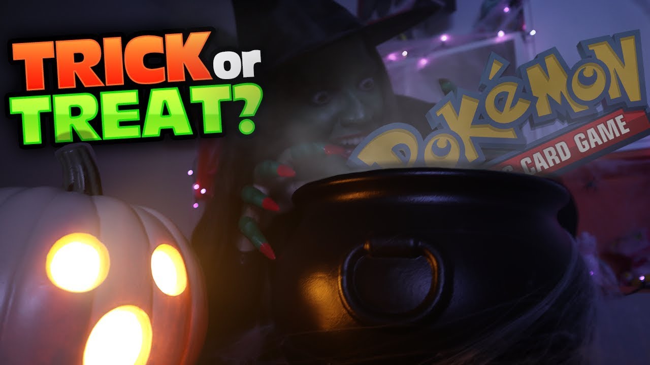 TRICK Or TREAT Opening Pokemon Cards HALLOWEEN 2017 Special HAPPY 