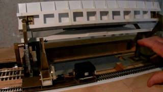 Model Railroad O scale Rotary Dumper using mini panel