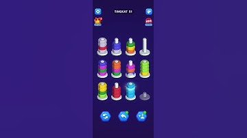 Nut Sort Level #51 #nutsort #gameplay #gameplaynutsort