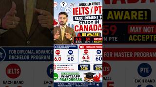 Worried about IELTS PTE requirement to Study In Canada #ieltspte #Canadavisa #studentvisaCanada