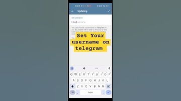 How to Set Username On Telegram | How to set username in telegram| Add username in telegram |
