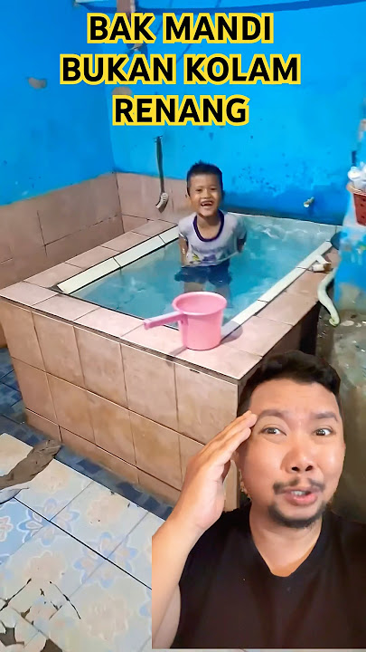 Bak mandi Bukan kolam renang Rusdan!!?? #lucu #funny #comedy #cutebaby #shortvideo