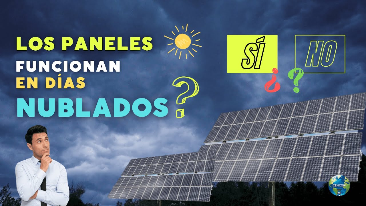 Funcionan los paneles solares en días nublados o con lluvia? - Tipos de  radiación solar 