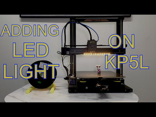Universal LED Light Bar Upgrade Kit for 3D Printers — Kingroon 3D