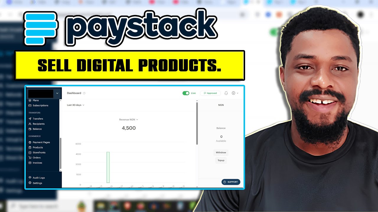 How to sell Digital Product with Paystack - YouTube