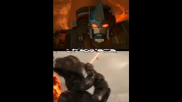 Optimus primal Rotb Knightverse Vs Optimus Primal Wfc Trilogy #transformers #shorts