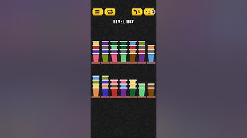 Cup Sort Puzzle Level 1167 = Water Sort Puzzle Level 1167 = Ball Sort Puzzle Level 1167 All the same
