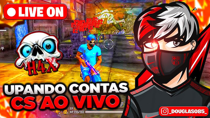 💙LIVE FF FREE FIRE - AO 💙VIVO!! RUMO💙 AO REGIONAL UPANDO CONTAS