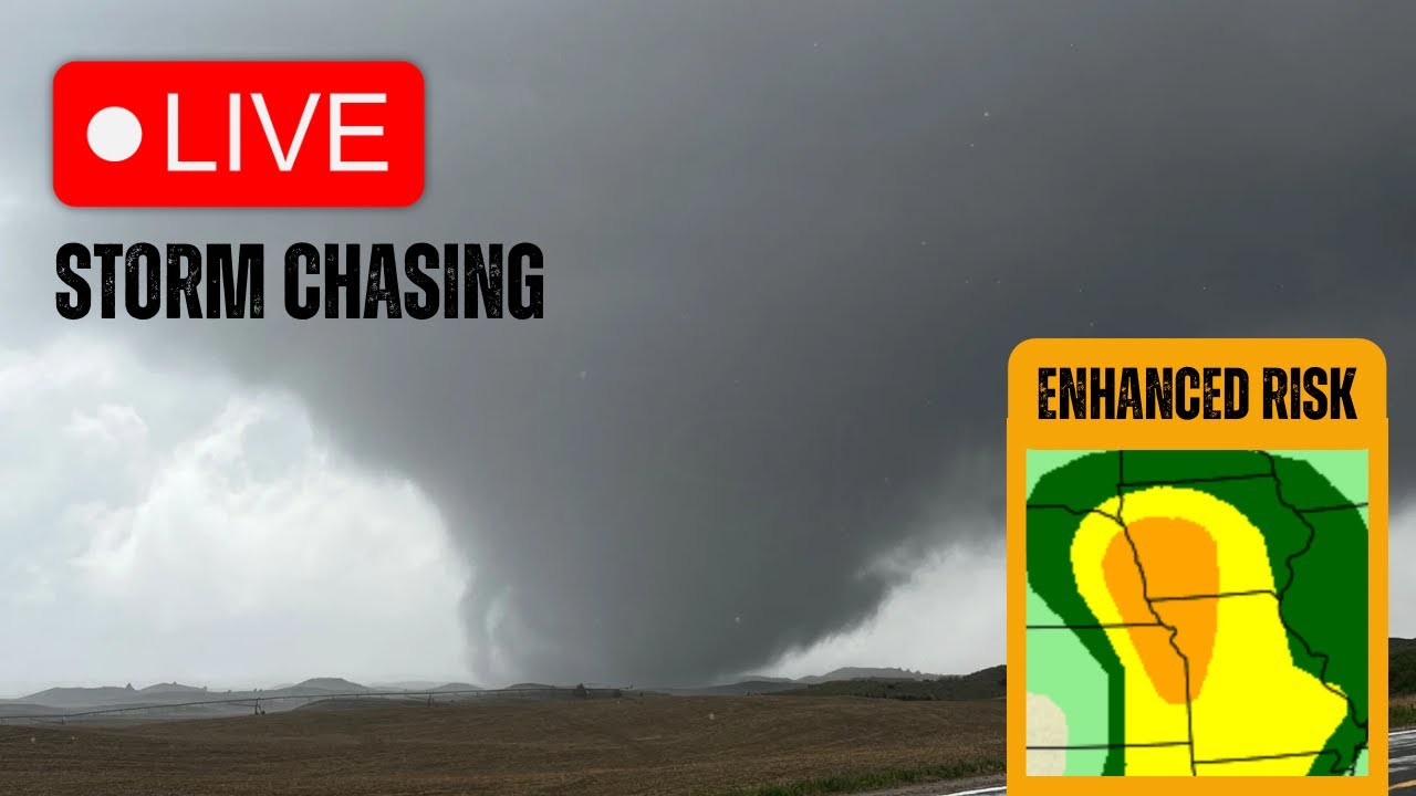 LIVE STORM CHASER: Dangerous Tornadoes In Nebraska and Iowa - YouTube