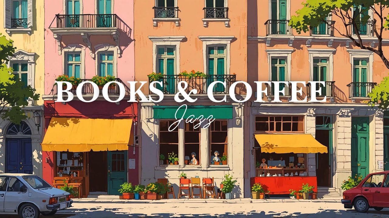 Books ＆ Coffee Jazz☕| Relaxing Jazz for Reading, Studying & Cozy Coffee Moments ☕✨