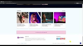 Sprinkle - Creative &amp; Magazine Blogger Templates | Piki Templates