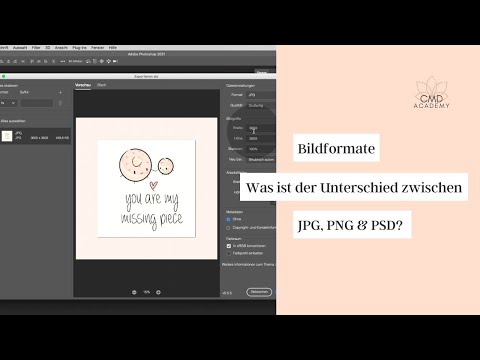 Video: Was ist der Unterschied zwischen JPEG JPG und PNG?