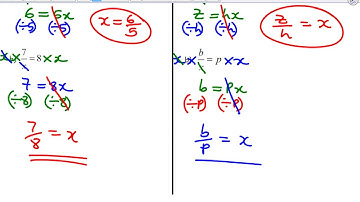 Rearranging simple formulae (Part 1)