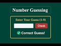 No. Guessing GUI in python #mrcodeman #100dayschallenge