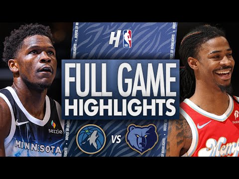 Minnesota Timberwolves vs Memphis Grizzlies - Full Game Highlights | January 20, 2025 NBA Season