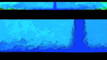 DNS of an Impinging Jet at Re=20000