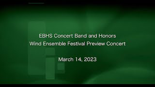 East Brunswick High School Concert Band and Honors Wind Ensemble Festival Preview Concert