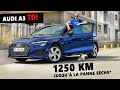 Audi a3 2020 a35 tdi records de consommation 1250 km avec 1 plein 