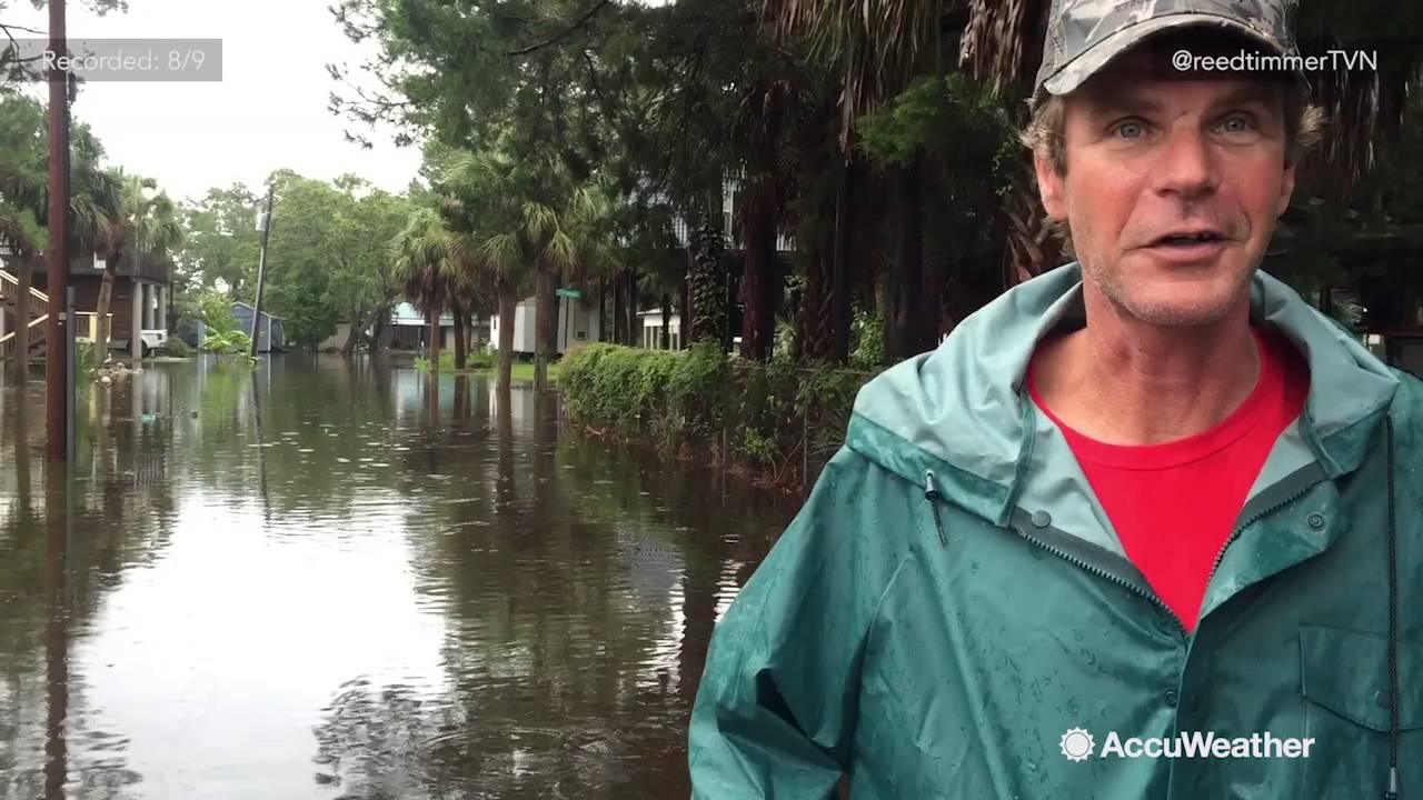 Floodwaters submerge Horseshoe Beach, Florida YouTube
