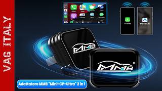 MMB CP-Ultra connette Apple CarPlay + Android Auto (con Gemini integrato) in Wireless